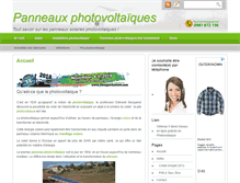 Tablet Screenshot of panneaux-photovoltaiques.isoenergie.fr